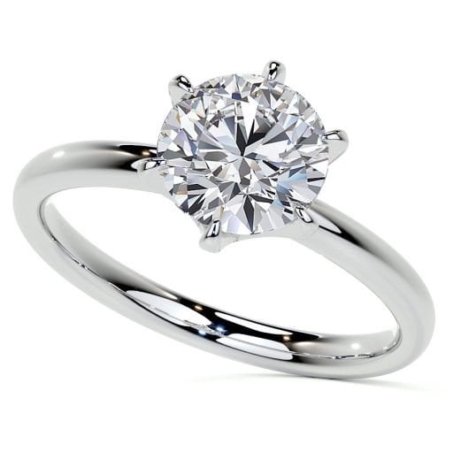 Yuvarlak taşlı yüzükler